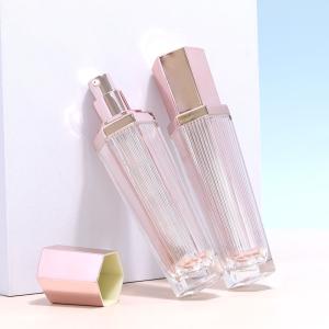 China Plastic Acrylic Bottles Cosmetic Packaging Containers 40ml UV Printing for Packaging factory