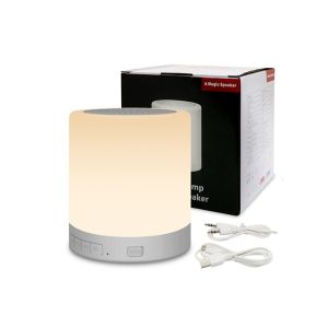 Touch Control Bedside Table Night Light Portable Wireless Bluetooth Speaker