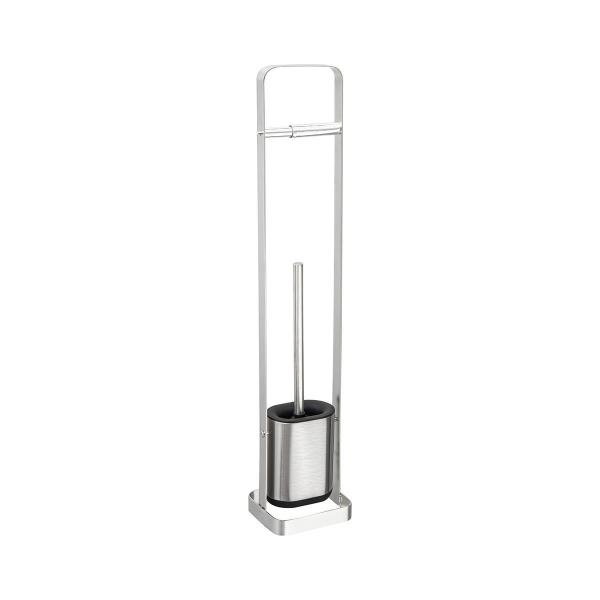 Stainless Steel Compact Bathroom TPR Toilet Brush Holder SET Hot Europe Style