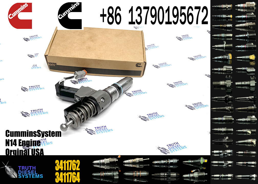 Original New Cummins Injector 3411761 3411762 3411763 3411764 3411765 3411766 3411767 3411821 Suitable for Cummins Engine