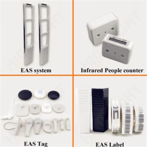 Small Square EAS Hard Tag With Digital Global Standard Magnetic 8.2MHz Frequency
