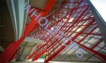 Akzo Nobel Coating Perforated Aluminum Panel 600*600mm Used In Sports Center