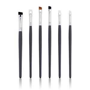 China Custom Logo PBT Hair Cream Eyeshadow Brush Kit 6PCS Soft Bristles factory