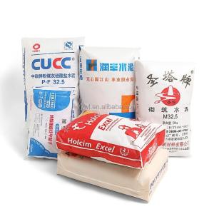 China Cement Packing Bag AD STAR KON Pp Woven Cement Bag For Holcim 25kg To 50kg factory