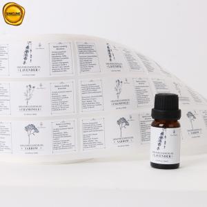 China Custom Matte Paper Bottle Labels Packaging Labels For Beauty And Skincare factory