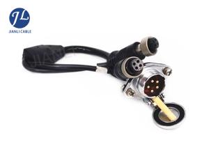 China OD 5.0mm 7 Pin Female Connector Toyota Spiral Cable factory