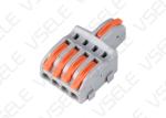 1 In 4 Out PC PA AWG Cable Electrical Wire Connectors