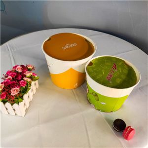 Restaurant 400GSM Package Paper Box Take Out Disposable Food Containers