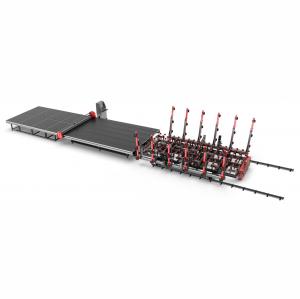 China Multi Heads Flat 2800*4200mm CNC Glass Cutting Machine factory