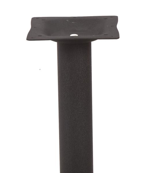 Hospitality Round Cast Iron Bistro Table base Dining Table leg Black Powder