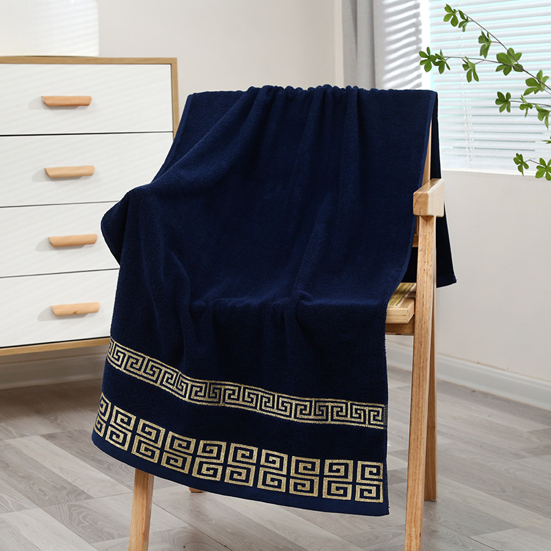 Square QUICK-DRY White 100% Cotton Luxury Hotel Towel for Quick Absorption