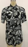 Summer Printed Short Sleeve Shirts 100% Viscose Printed Silk Shirt Mens