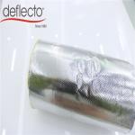 Silver Fiberglass Insulated Flex Hose , 12 Inch Insulated Flexible Duct Heat