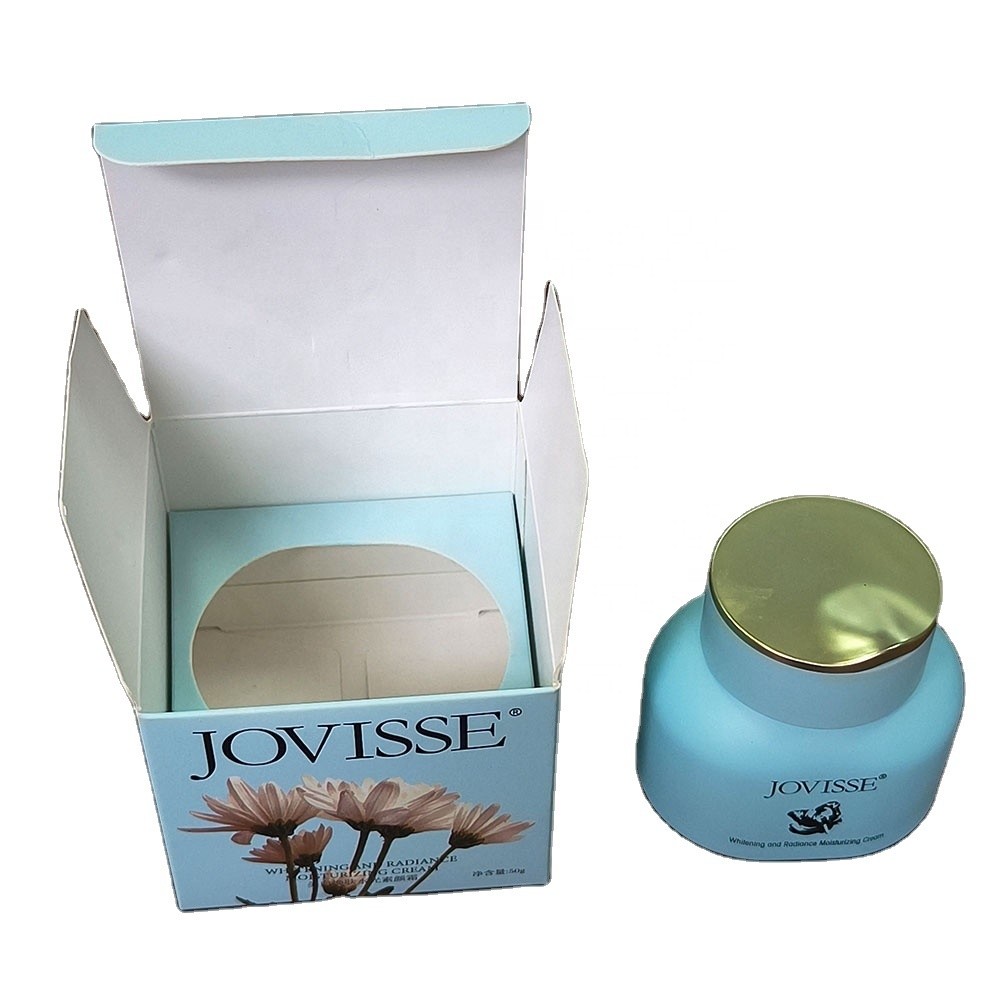 China Customized Cosmetic Skincare Packaging Box , Recycled Face Cream Packaging Box factory