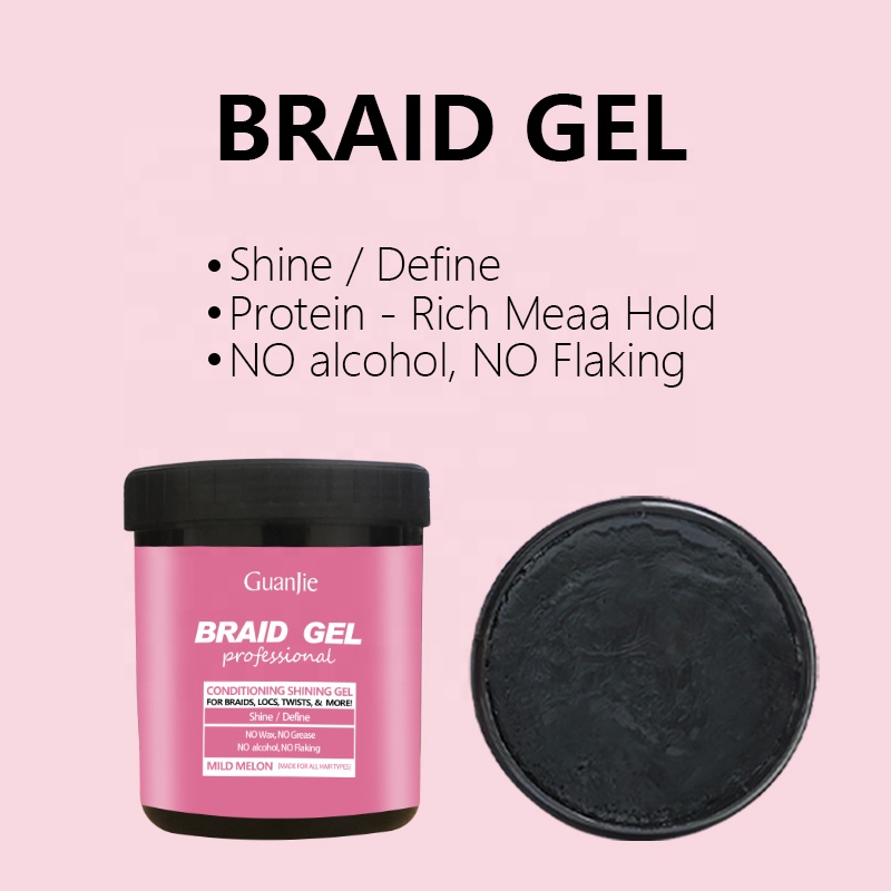 16oz Braid Hair Locking Gel Tames Frizz Edges Extreme Hold for Braids/Locks/Weaves