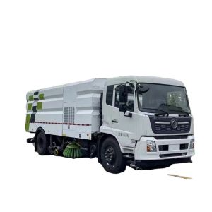 China 2024 Dongfeng Small Dolika Road Sweeper With Auxiliary Machine New Efficient Cement Road Sweeper on sale
