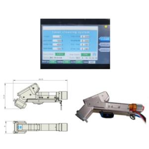 China Handheld Single Wobble Laser Cleaning Machine for Cleaning Carbon Steel / Stainless Steel factory