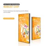 SDK Wall Mounted Lcd Digital Signage 65" Inch Super Narrow Commercial