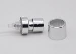 18 / 400 Cosmetic Aluminum Silver Perfume Pump Crimp Spray Pump With Collar