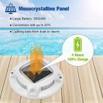 IP67 Waterproof Solar Dock Light with Battery 1.2V/600MAH Ni-Mh Battery -20C-
