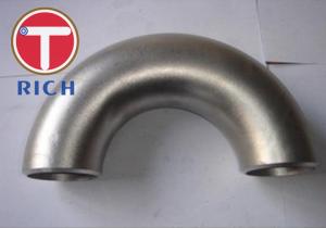 China Seamless 180 Degree Pipe Elbow 21.3 - 610mm Outside Diameter For Machinery Parts factory