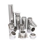 Fireplace Elbow Insulated Wood Stove Pipe Lightweight Long Durability Profession