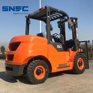 China 4ton 4.5ton Mini 5ton Diesel Montacargas Forklift with 3000mm - 6000mm Lift Height factory