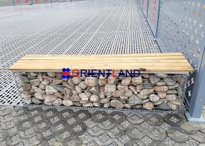 China Wood Plastic Composites Wpc Gabion Seating Welded 50×50mm 2m×0.5m×0.5m factory