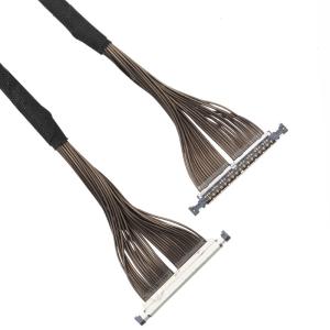 China lvds Micro Coaxial Cable Assembly CABLINE-UA II i-pex 20496-032T-40 factory