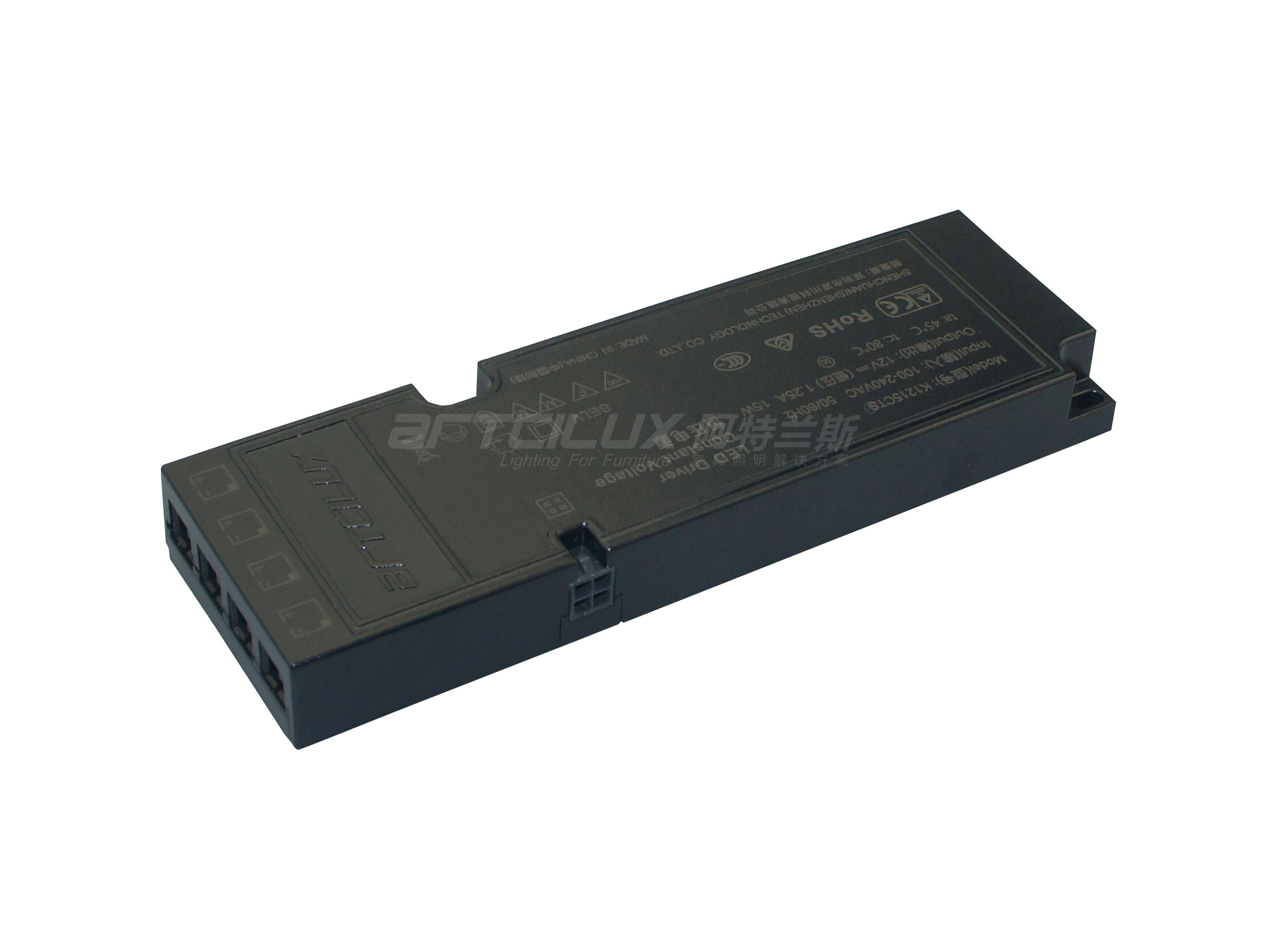 AC220V / 0.5A LED Driver Power Supply DC12V 60W 5A K1260CTS For Strip Light