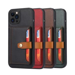 China OEM Modern Leather Phone Cases Shockproof Wallet Phone Case Premium factory