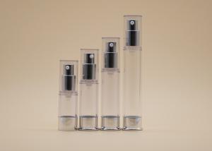 China Clear Airless Spray Bottle Aluminum Pump Silk Screen Printing / Hot Stamping Surface factory