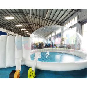 China Single Tunnel Clear Inflatable Crystal Bubble Tent For Garden on sale