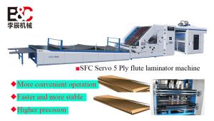 China 150m/Min 5 Ply Flute Laminator Automatic Machine Servo Adjustment factory