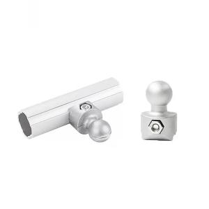 China Industrial Aluminum Structural Lean Pipe Fittings Connector System For Shelf factory