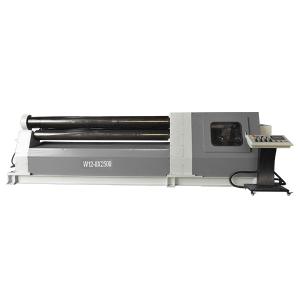 China W12 8x2500mm Iron Metal Sheet 4 Roller Steel Plate Rolling Machine factory