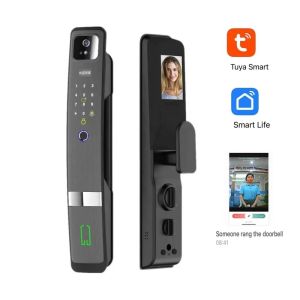 S924Max Smart Home Wifi Lock with Fingerprint Card Code Key Multi-unlock Way for