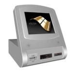Compact Design Wall Mounted Kiosk , Touch Screen Information Kiosk