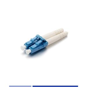 China Single Mode LC UPC Duplex Fiber Optic Connector 3.0mm boot factory
