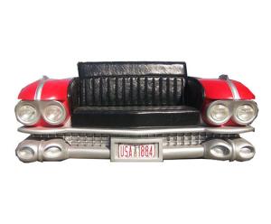 China Classic Industrial Red Cadillac car trunk sofa Car Design Sofa With PU Leather Seat factory