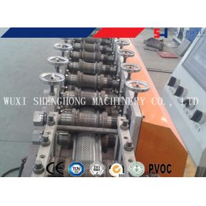 Hydraulic Punching Rolling Shutter Door Cold Roll Forming Machinery PLC Control