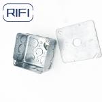 2 Gang Metal Wall Electrical Jucntion Box Square Shape