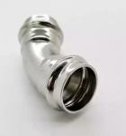 316l Stainless Steel Pipe Fittings 45 Degree Equal Elbow