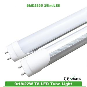 China SMD2835 1200mm Light T8 18w 20w T8 Led Tube 4ft with TUV DLC Certifacation factory