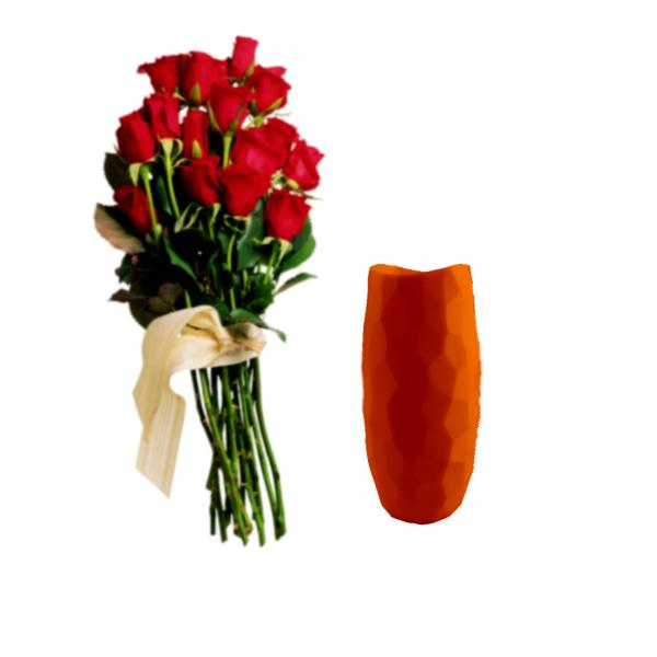 Well Designed Decorative Dining Table Vases , Elegant And Noble White Flower