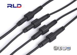 China IP67 Waterproof Circular Connectors 2 Pin Male Female Waterproof Cable Connector factory