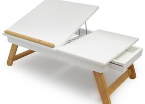 China BSCI 20cm High White Writing Desk Desk For Bedroom factory
