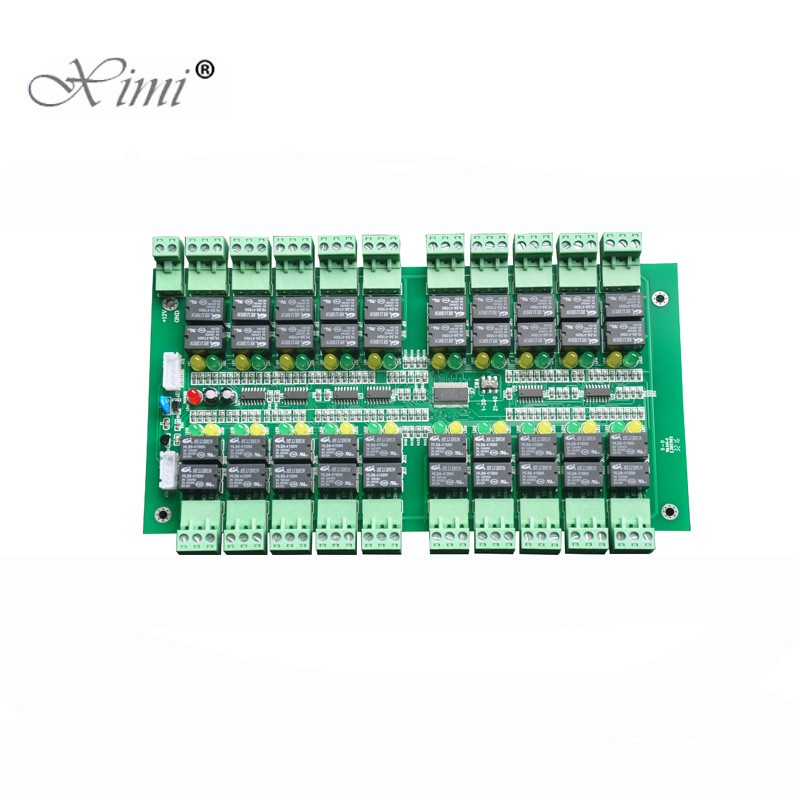 TCP/IP 40 Floors Biometric Fingerprint And RFID card Elevator Access Control Board DT40 Lift Controller System