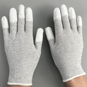 China XS XXL Latex Nylon 40D PU Palm ESD Safety Gloves factory