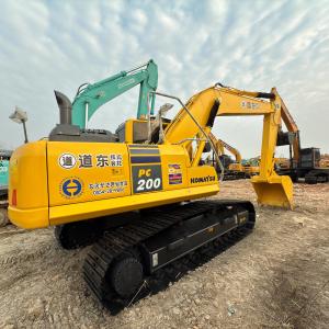China Used KOMATSU Excavators 20tons Digger Machinery Used Excavator PC200-8 Second Hand Crawler Excavator Construction Machine factory